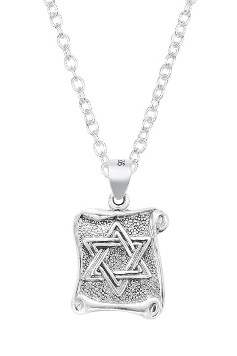 Star Of David Pendant Necklace - SF