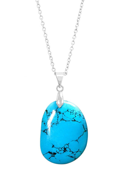 Turquoise Pendant Necklace - SF