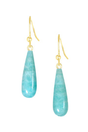 14k Vermeil & Amazonite Drop Earrings - VM