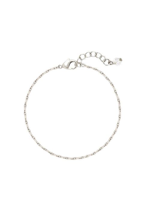 Silver Plated 1.2mm A/X Chain Bracelet - SP