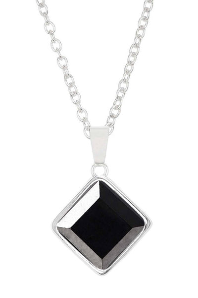 Hematite Rachel Pendant Necklace - SF