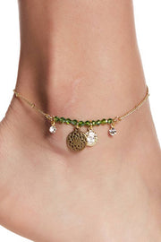 Austrian Crystal & CZ Anklet - GF