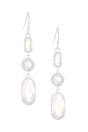 Moonstone Crystal Danielle Earrings - SF