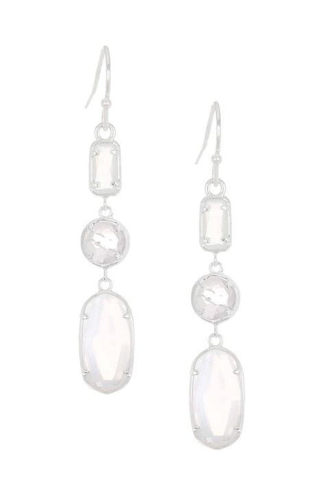 Moonstone Crystal Danielle Earrings - SF