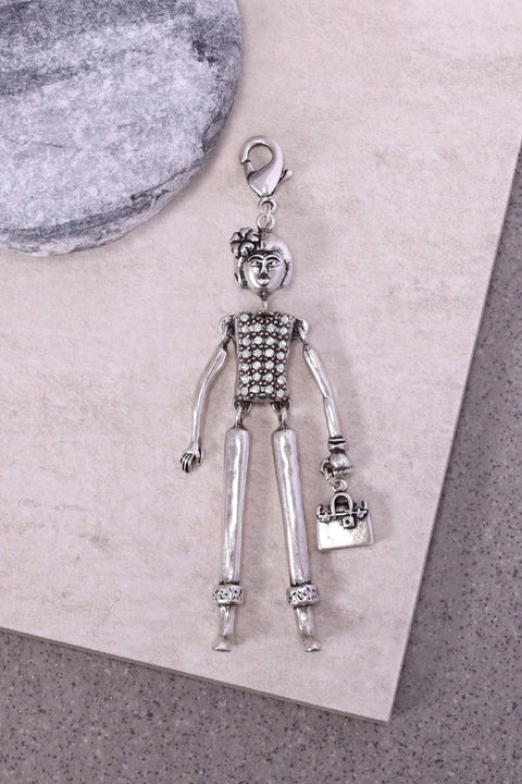 Jennifer Moveable Doll Charm Pendant - SF