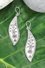 Floral Drop Earrings - SF