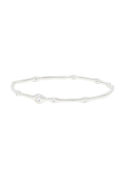 Aurora CZ Bangle Bracelet - SF