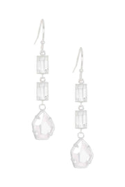 Moonstone Crystal Victoria Earrings - SF