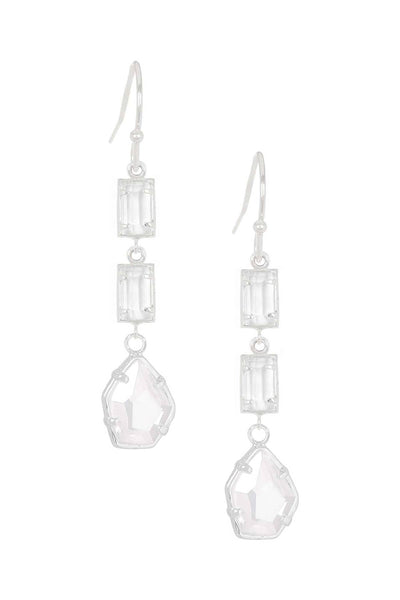 Moonstone Crystal Victoria Earrings - SF