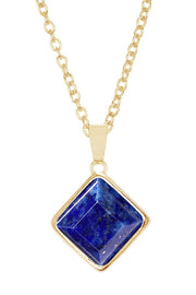 Lapis Rachel Pendant Necklace - GF