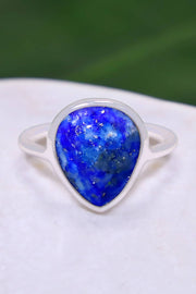 Lapis Teardrop Ring - SF