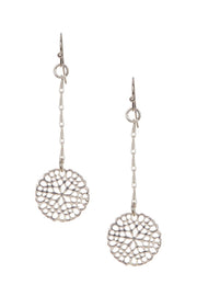 Daisy Discs Chandelier Earrings - SF