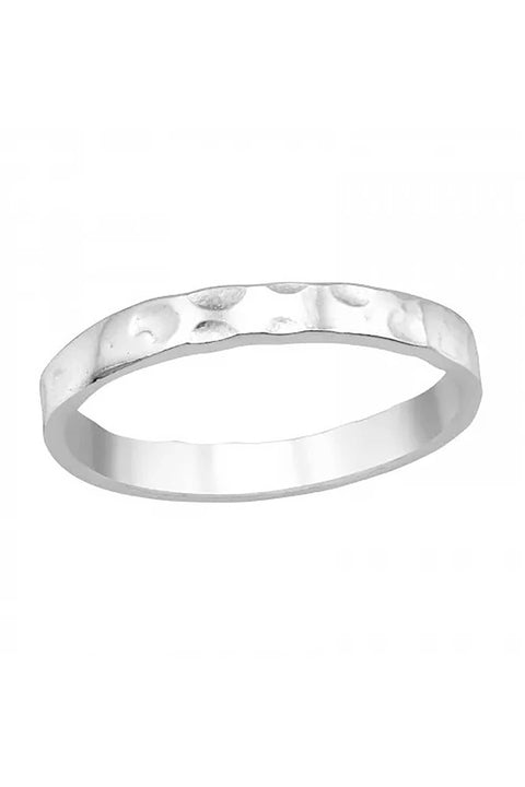 Sterling Silver Patterned Ring - SS