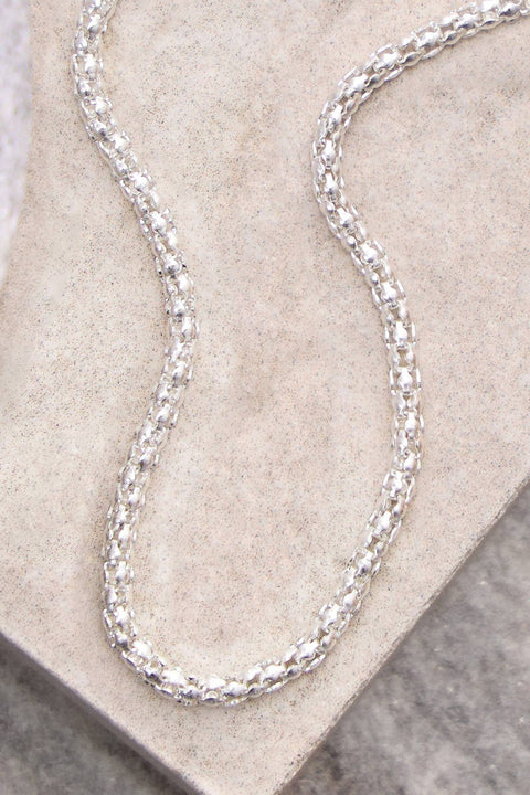 Silver Plated 2mm Popcorn Chain - SP