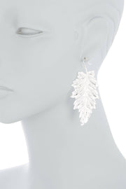 Elegant Leaf Dangle Earrings - SF