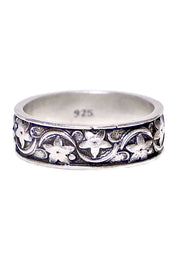 Flower Garland Band Ring - SF