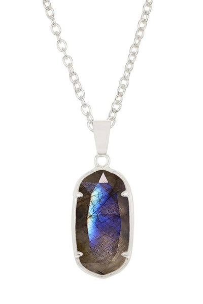 Labradorite Casey Pendant Necklace - SF