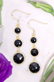 Hematite Drop Earrings - GF