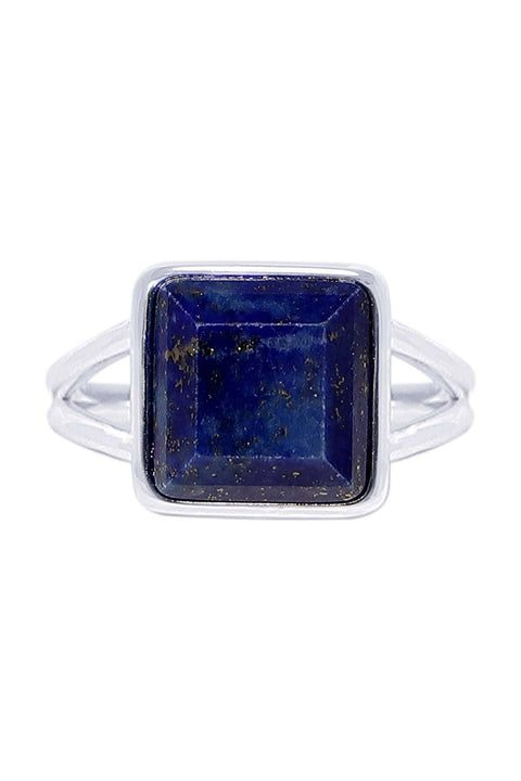 Lapis Square Cut Ring - SF