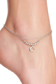 Moon Charm & Double Strand Anklet - SF