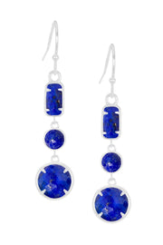 Lapis Drop Earrings - SF