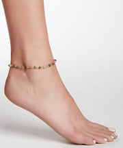 Mixed Jasper Beaded Anklet - GF