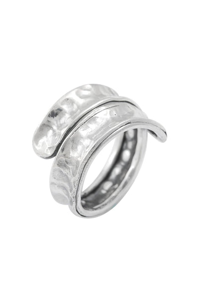 Hand Struck Wrap Around Ring - SF