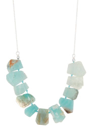 Amazonite Bib Necklace - SF