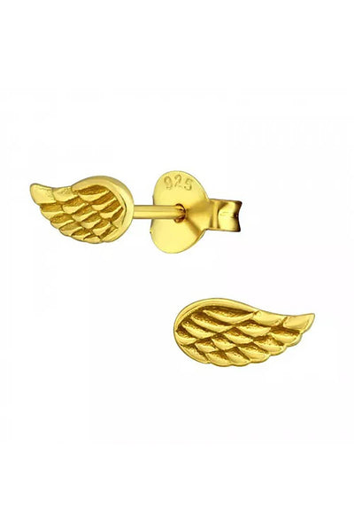 Sterling Silver Wing Ear Studs - VM