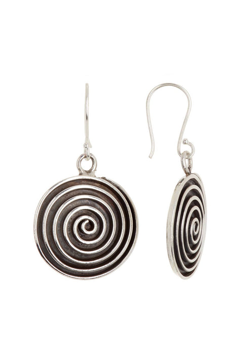 Mandala Swirl Drop Earrings - SF