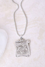 Star Of David Pendant Necklace - SF