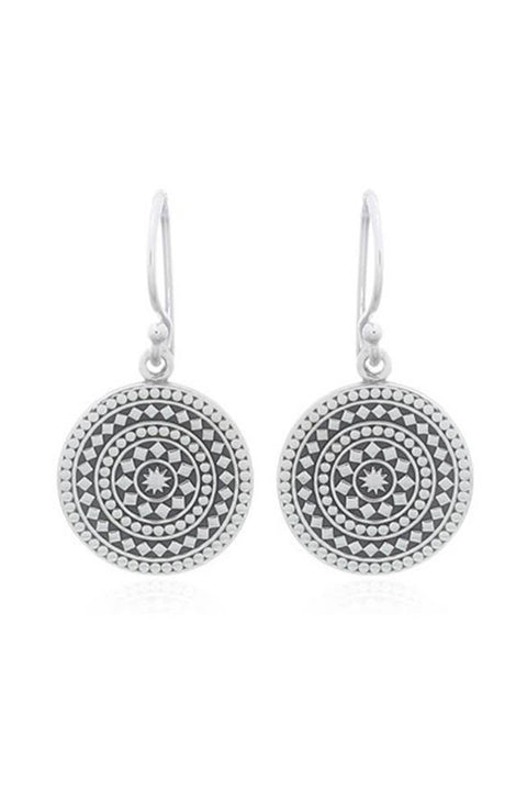 Aztec Mandala Earrings - SF