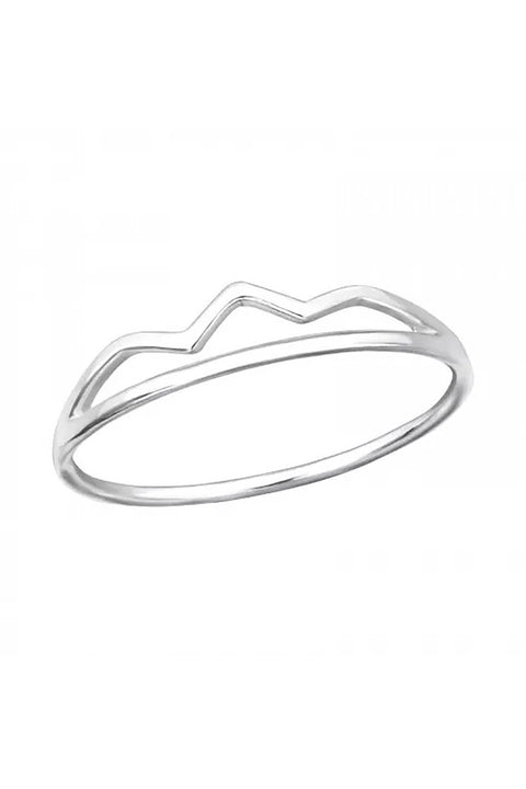 Sterling Silver Geo Ring - SS