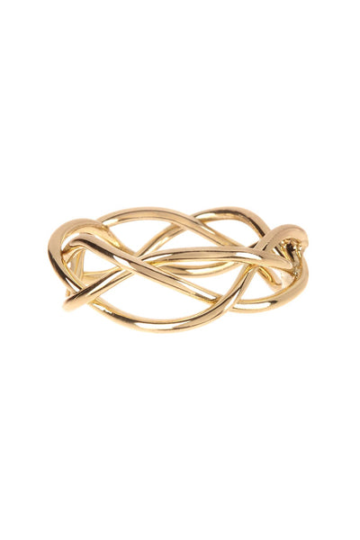 Gold Tone Wave Ring - GF