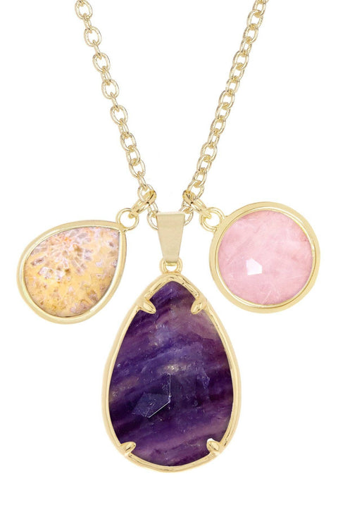 Mixed Gemstone Georgia Necklace - GF