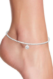 Meditation Charm Beaded Anklet - SF