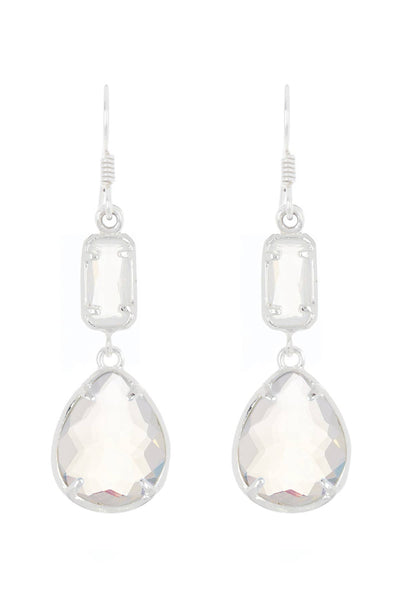 Moonstone Drop Earrings - SF