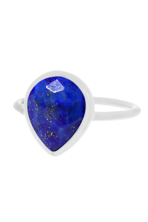 Lapis Teardrop Ring - SF