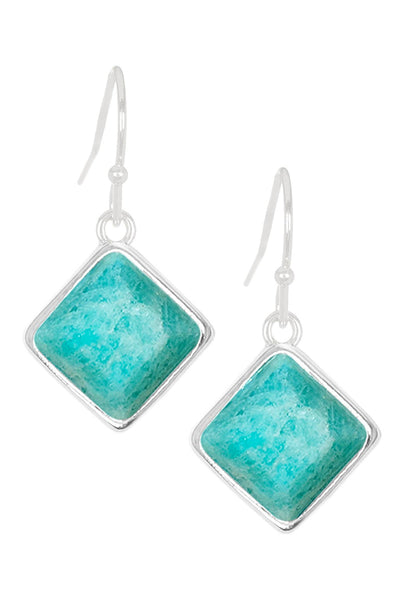 Amazonite Rachel Drop Earrings - SF