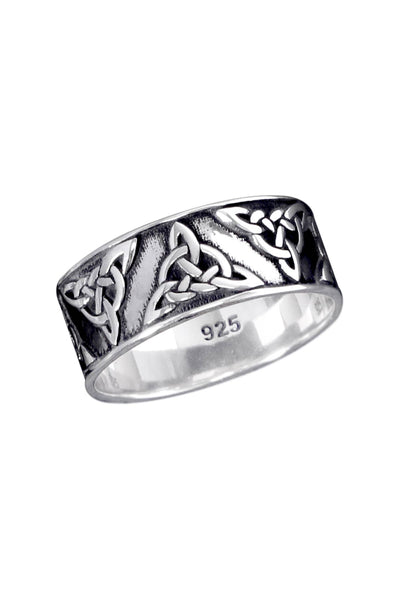 Sterling Silver Celtic Band Ring - SS