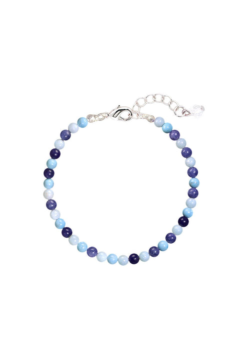 Lapis & Mixed Stone Beaded Bracelet - SF