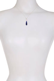 Lapis & Rose Quartz Pendant Necklace - SF