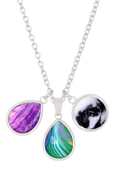 Mixed Gemstone Selena Necklace - SF