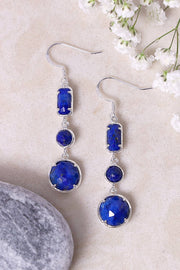 Lapis Drop Earrings - SF