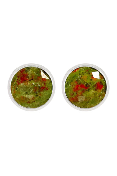 Unakite Post Earrings - SF