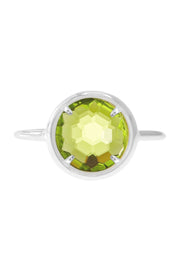 Peridot Crystal Lollipop Ring - SF