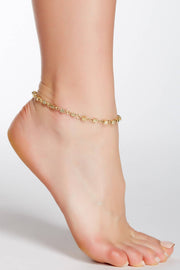 Square Links Anklet - GF