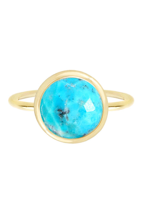 Turquoise Lollipop Ring - GF