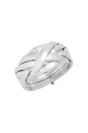 Sterling Silver Puzzle Ring - SS