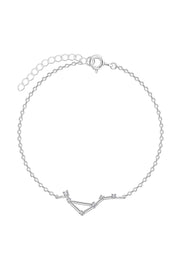 Sterling Silver Libra Constellation Bracelet - SS